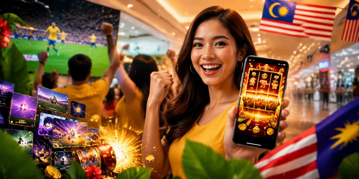 Antara muka permainan slot dalam telefon pintar di Johor Bahru